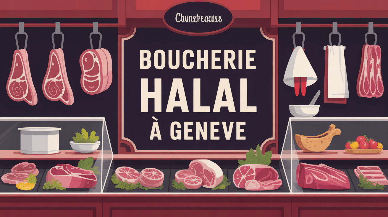 Vitrine boucherie halal geneve moderne viandes