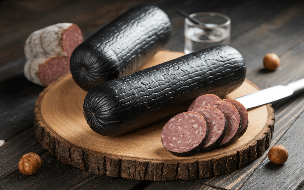 Sélection pour cuisson du boudin noir au four