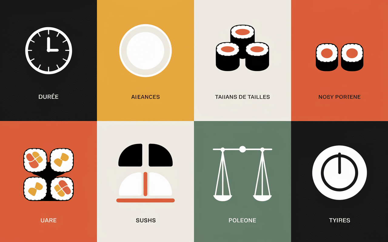 Combien de sushi par personne critères portions