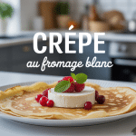 crepe fromage blanc garnie de fruits rouges