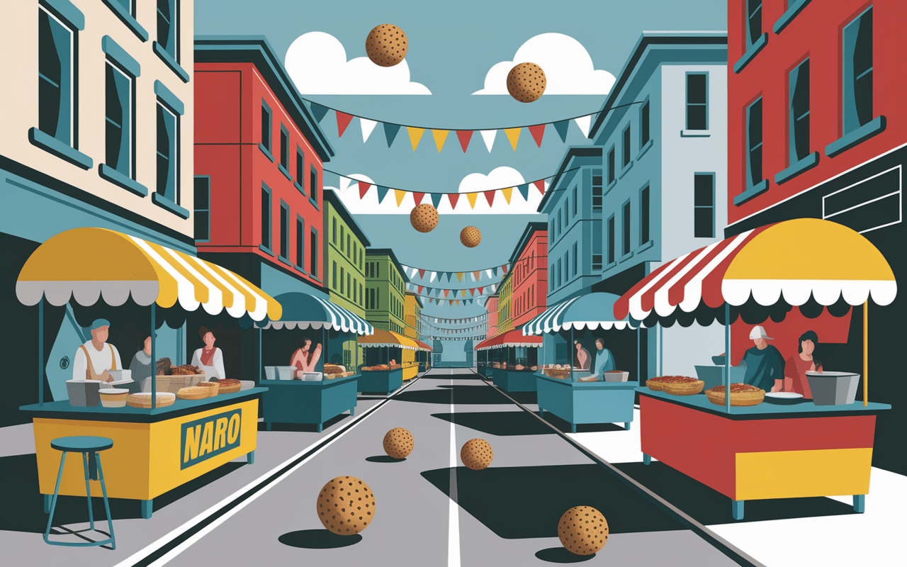 Falafel origine transmission migration street food