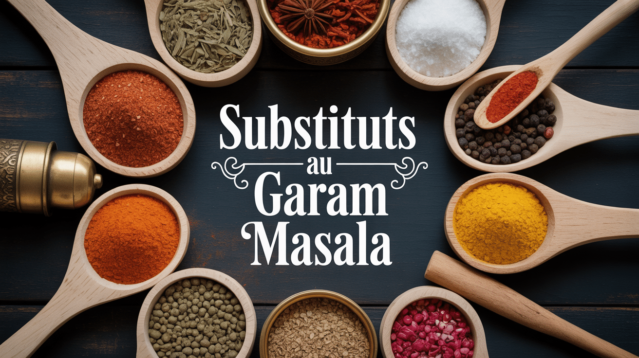 assortiment d'épices garam masala remplacer