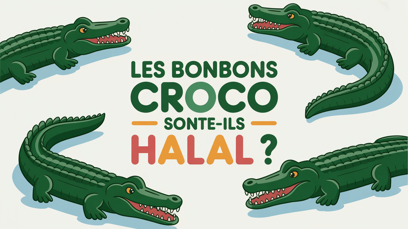 image haribo croco halal ou pas bonbons gélifiés