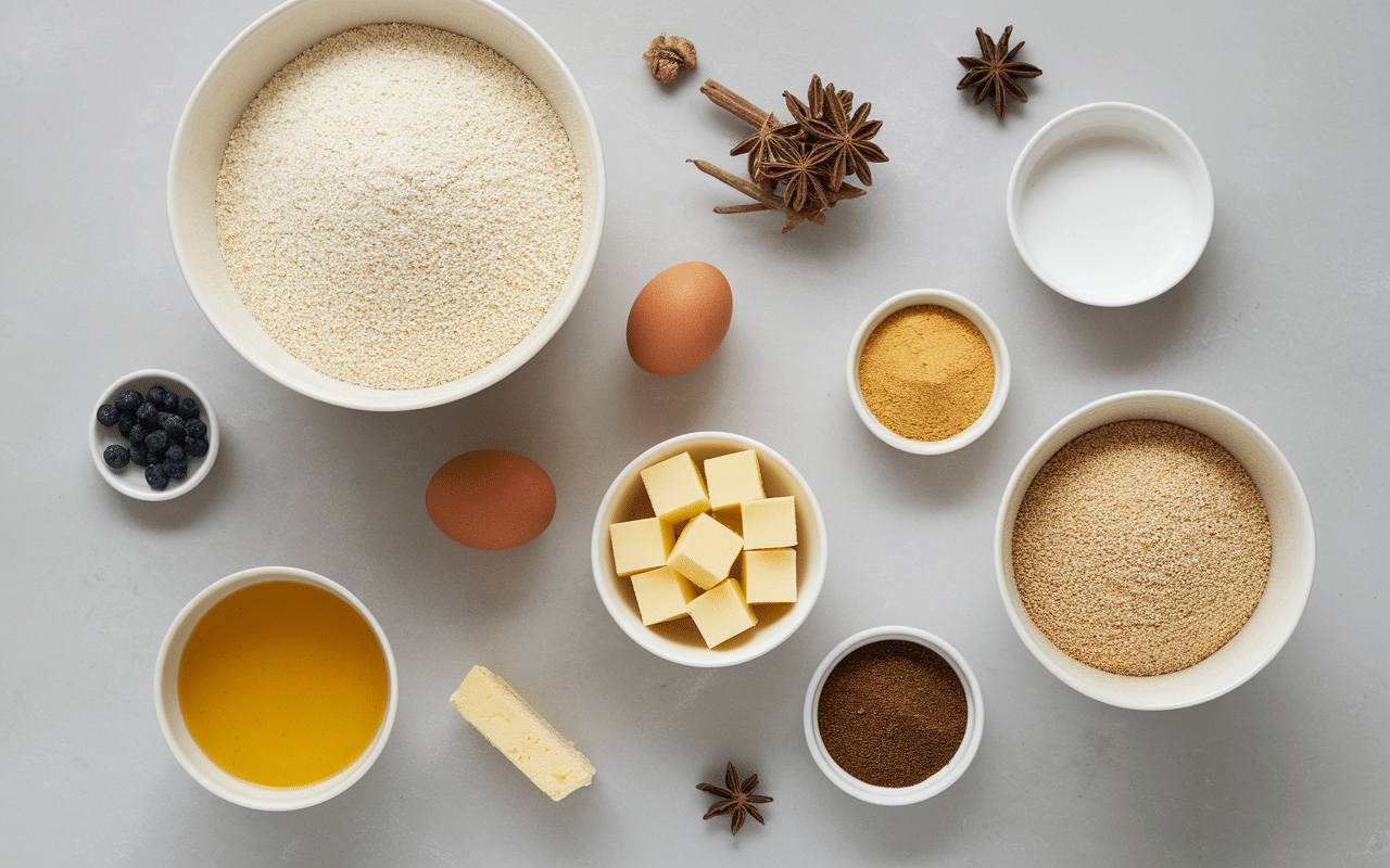 ingrédients pour galette sucrée maison