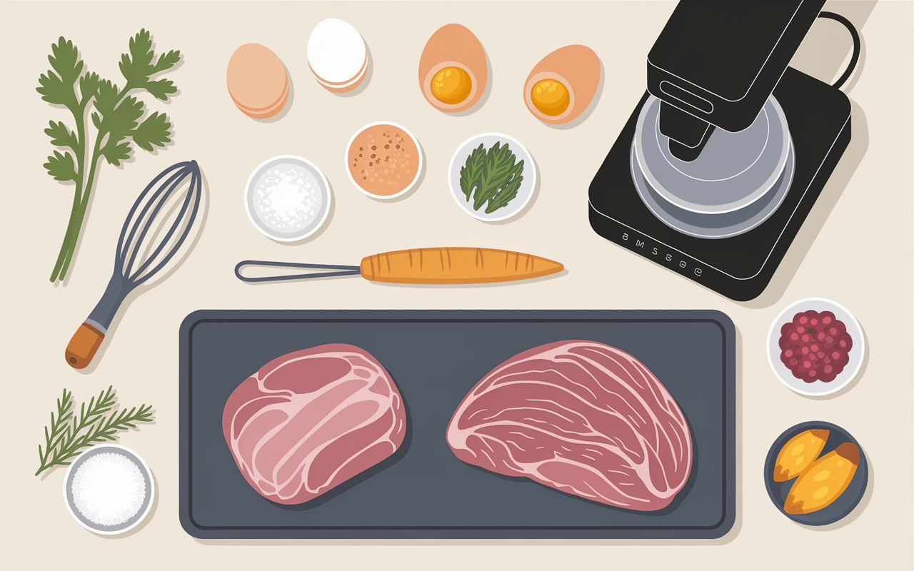 Préparer paté de foie ingrédients frais