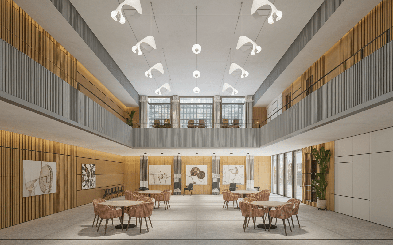 Intérieur espace rencontres le noe hyeres