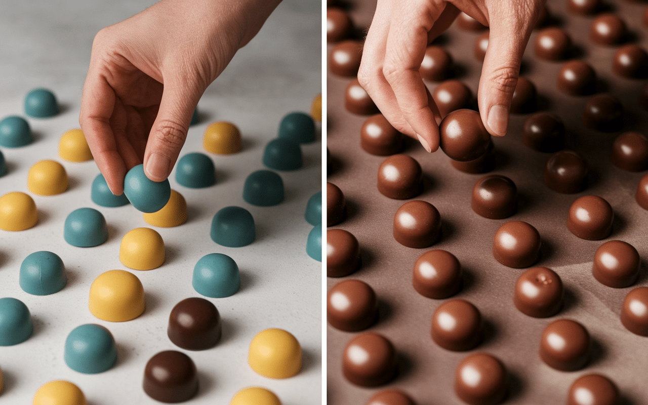 Moule bonbon pour chocolats uniformes faits maison