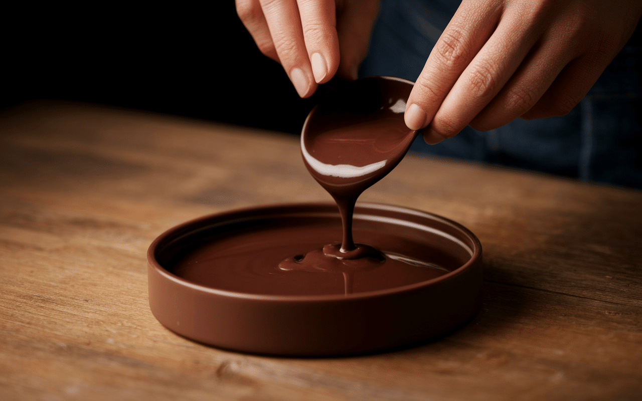 Moule bonbon geste pro coulage chocolat brillant