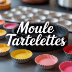 Moule tartelette metallique et silicone avec tartelettes demoulees