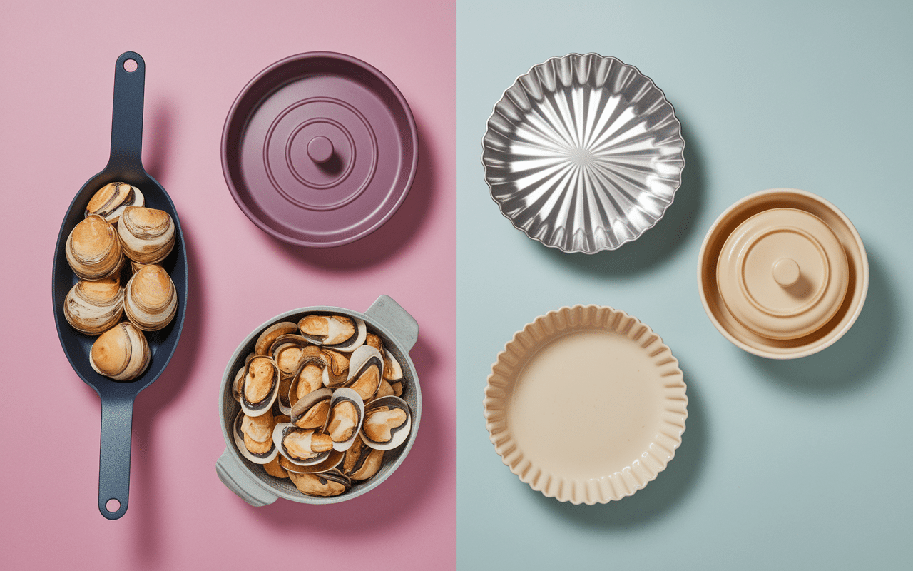 Différents moules tartelette acier silicone aluminium ceramique