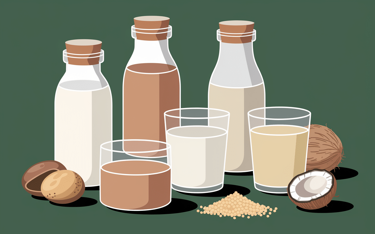 par quoi remplacer le lait dans un gâteau laits végétaux alternatives