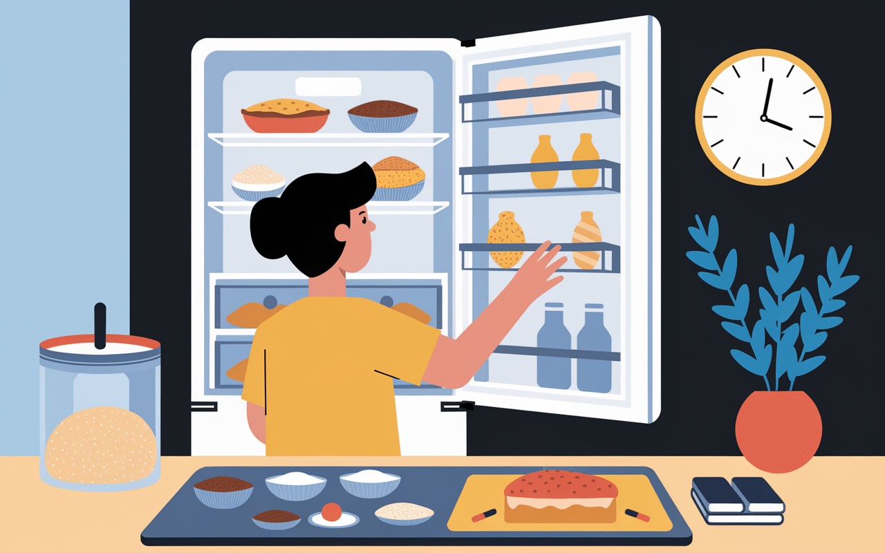 par quoi remplacer le lait dans un gâteau image personne frigo vide