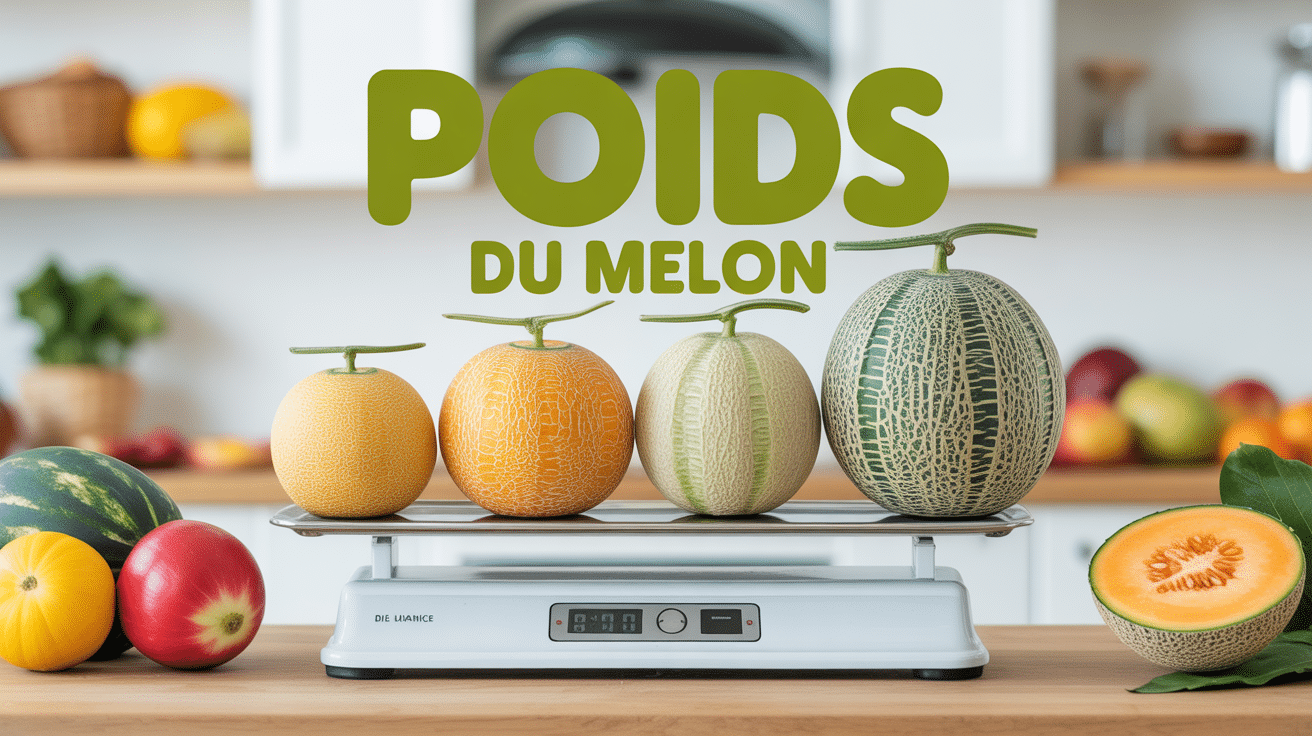 Visuel poids melon balance cuisine moderne