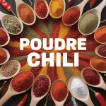 vue d'ensemble épices poudre chili
