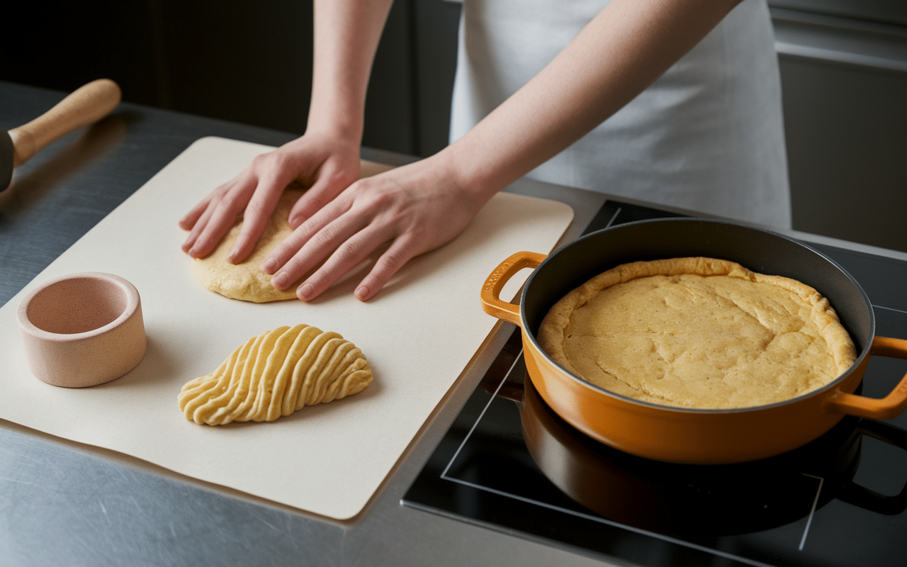 préparation pâte galette sucrée cuisine