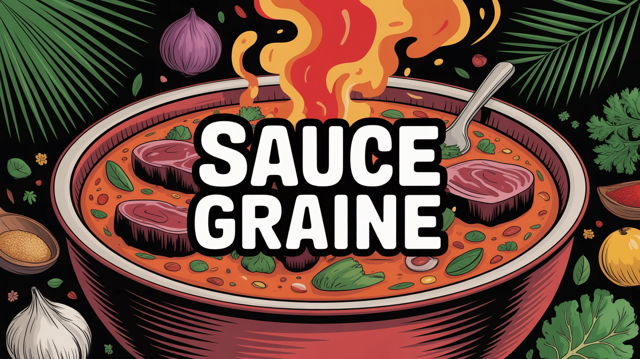 Bol de sauce graine recette avec viande et légumes