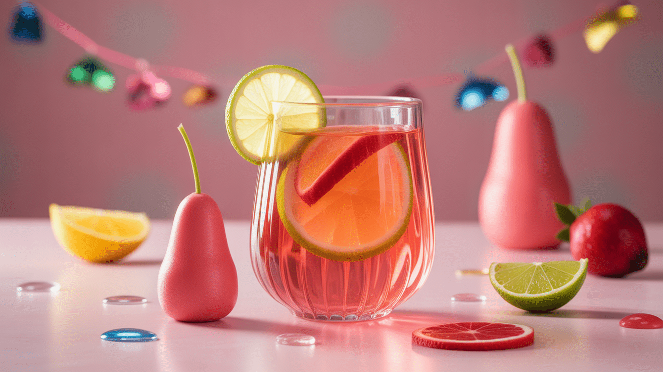 cocktail barbapapa limonade fraise verre hero nuage fondant