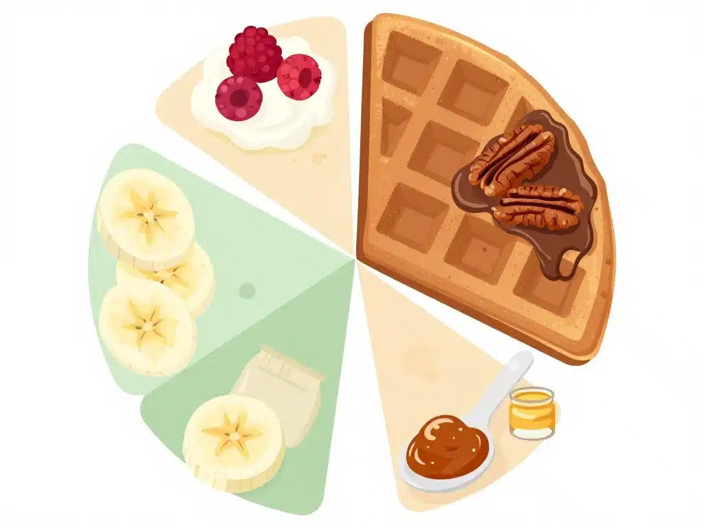 gaufres bananesques chicchew.fr variantes healthy et toppings