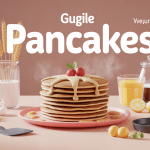 pancake farine d avoine pile dorée et ingrédients