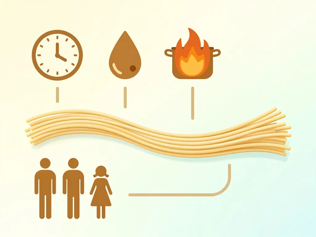 quelle quantité de vermicelle dans une soupe diagramme cuisson absorption appétit