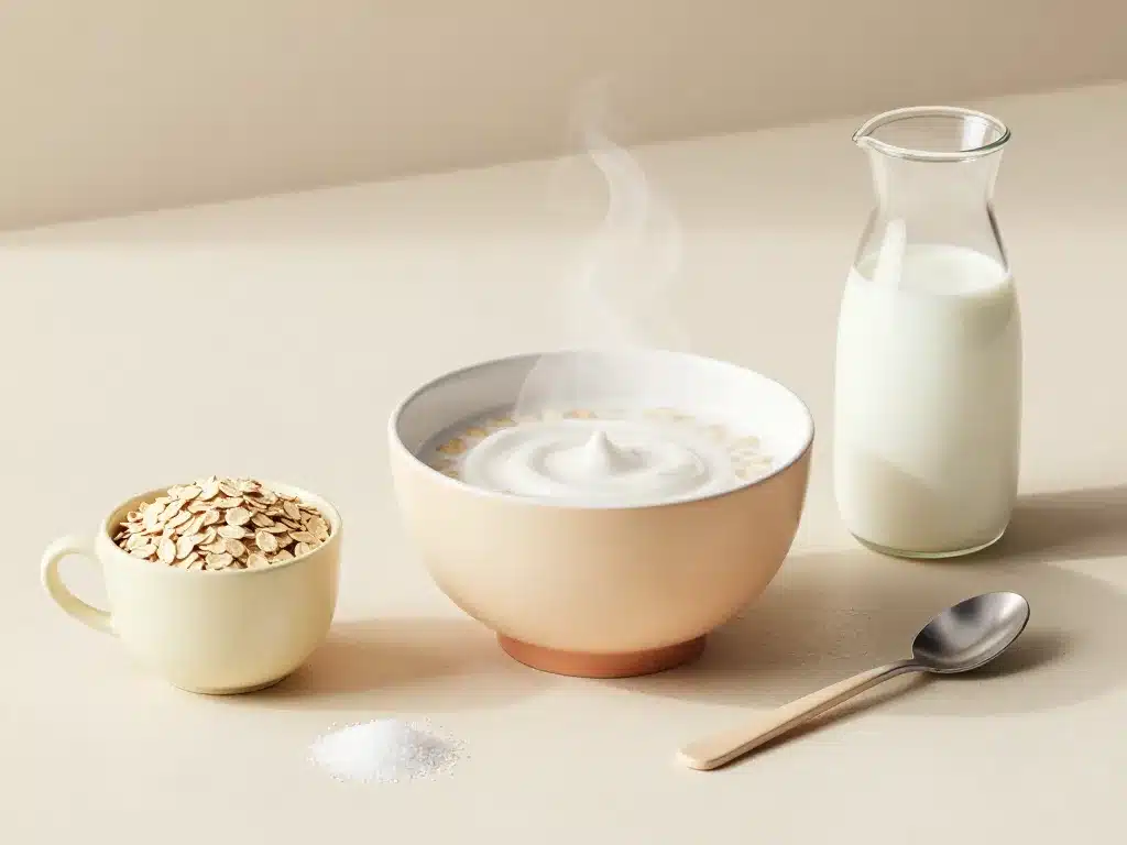 recette porridge micro onde, ingrédients et proportions